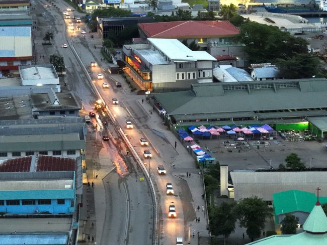 Part of the Honiara City