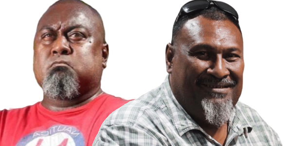 Silas Vaqara Tausinga (left) has lost his seat to new comer George Temahua (right).