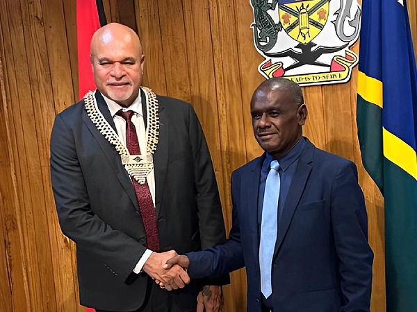 Prime Minister Manele acknowledge congratulatory message from Papua New Guinea