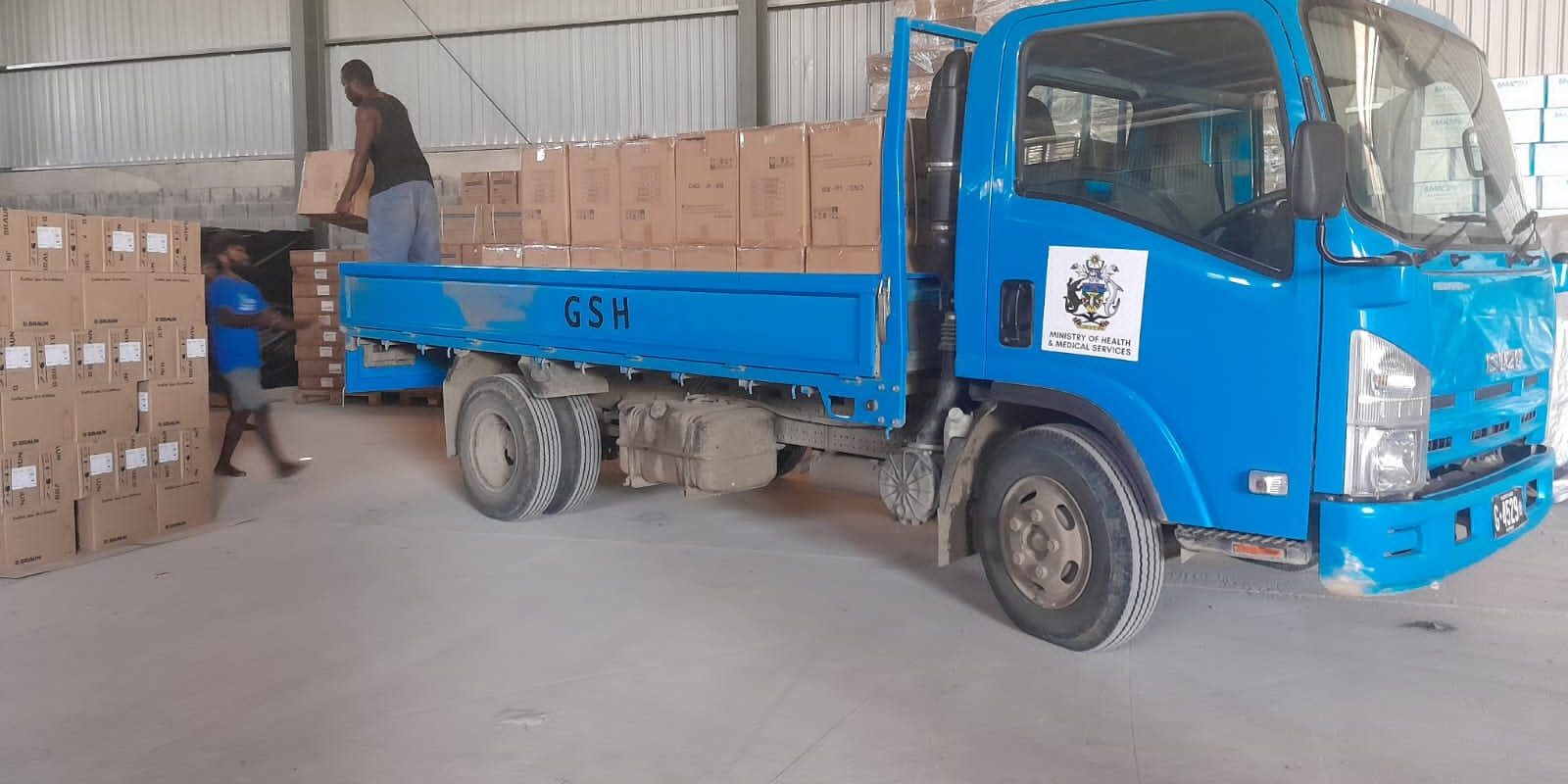 Medical-supplies-offloaded-at-the-Medical-Store