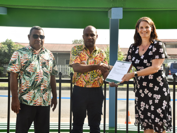 Honiara bus shelters are complete