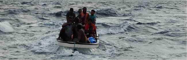 Boat-rescued-by-Gizo-police-during-the-bad-weather-in 2023