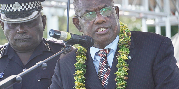 The Guadalcanal Provincial Premier Willie Atu vows to support GNUT Government address unresolved issues. Photo by LACHLAN SHYVES EDDIE.