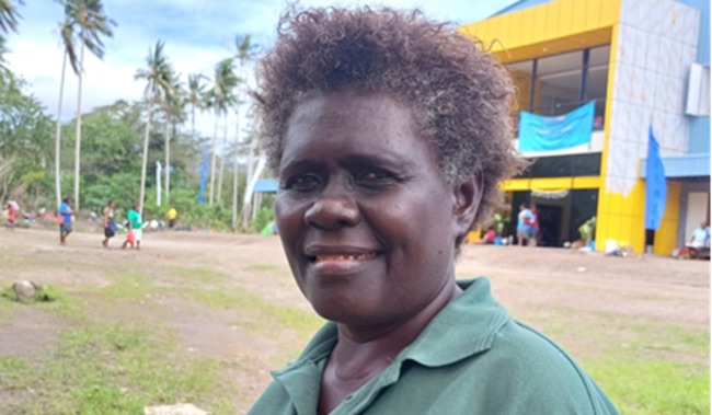 Holy Cross Parish Desk Officer Ms Manedetea
