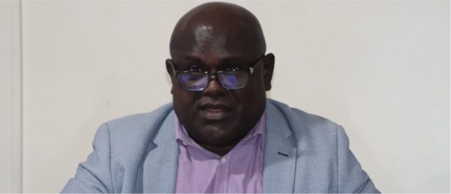 Minister Harry Kuma at the launch