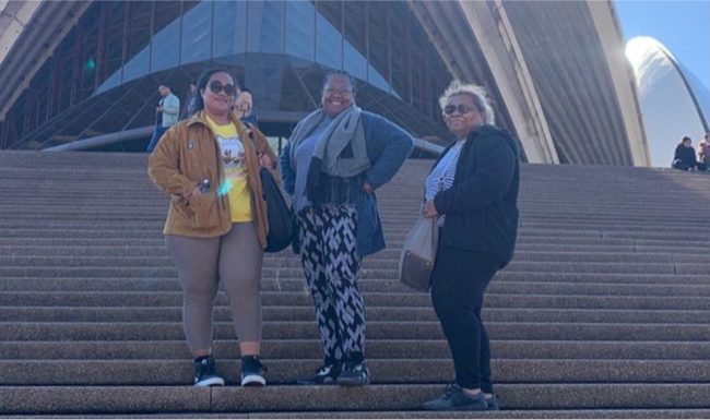 Ms Koroa, Ms Maka’a and Mrs Siota at the Sydney Opera House
