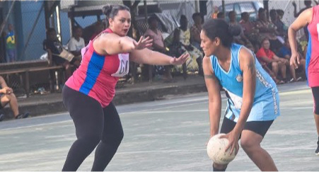 One of the actions from Monday matches. Photo by FLOYD TERRY