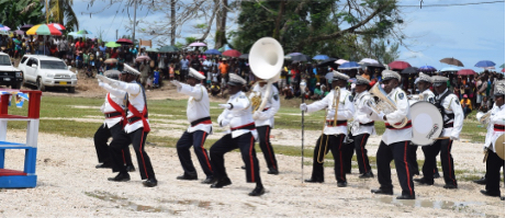 RSIPF Brass band performing