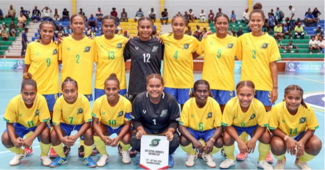 Solomon Islands National Women’s futsal team.