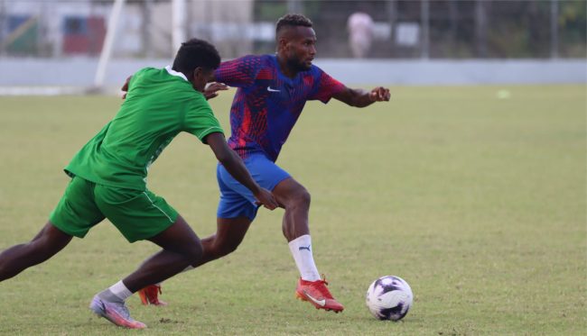Squad during a match as part of their training. Photo SIFF