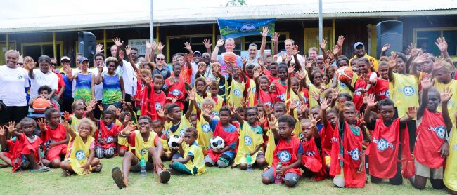 Team Up was launched in Solomon Islands on the eve of the Sol2023 Pacific Games : Team Up