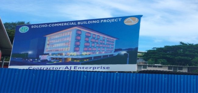 The new Solomon Islands National Provident multi-office complex in the city’s Central Business District (CBD)
