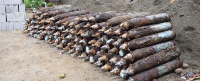 The stock pike of bombs