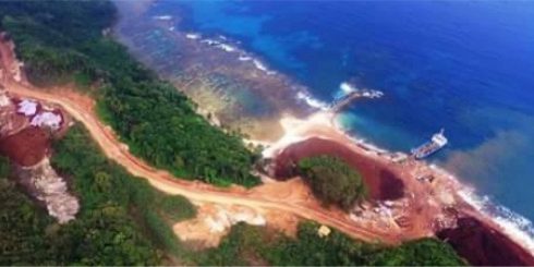 West Rennel mining in 2020. Photo supplied