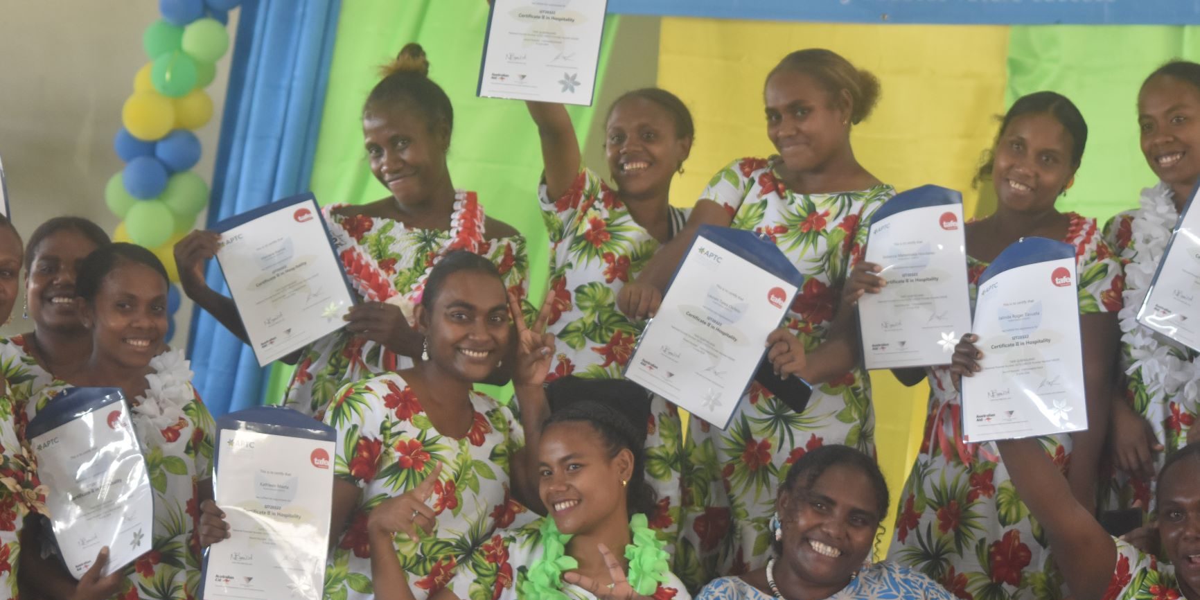 Graduates with Cert. II in Hospitality