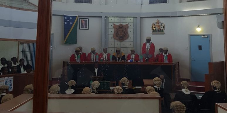 High Court welcomes the two new judges and the 15 new lawyers. Photo courtesy of Priscilla Pitakaka.
