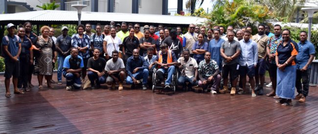 Inclusive workplaces participants from across Solomon Islands construction and supply sector