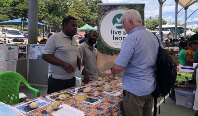Live and Learn booth during the NZ Festival