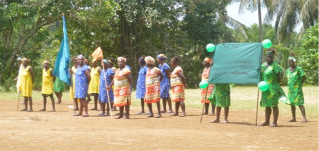 NEDCA Women’s Savings Club in Nusatuva commmunity Kolombangara WP