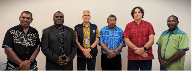 Officials from health and Makira Province