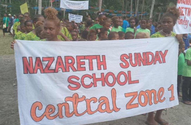One of the participating groups