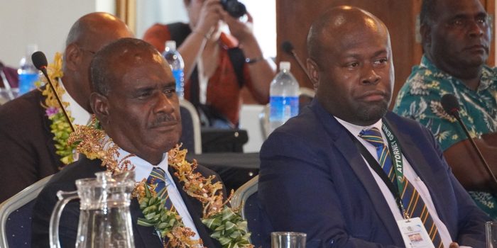 PM Jeremiah Manele and AG John Muria Jnr