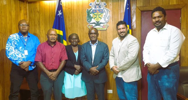 PM Manele with members of the CEMA Cabinet Sub-Committee