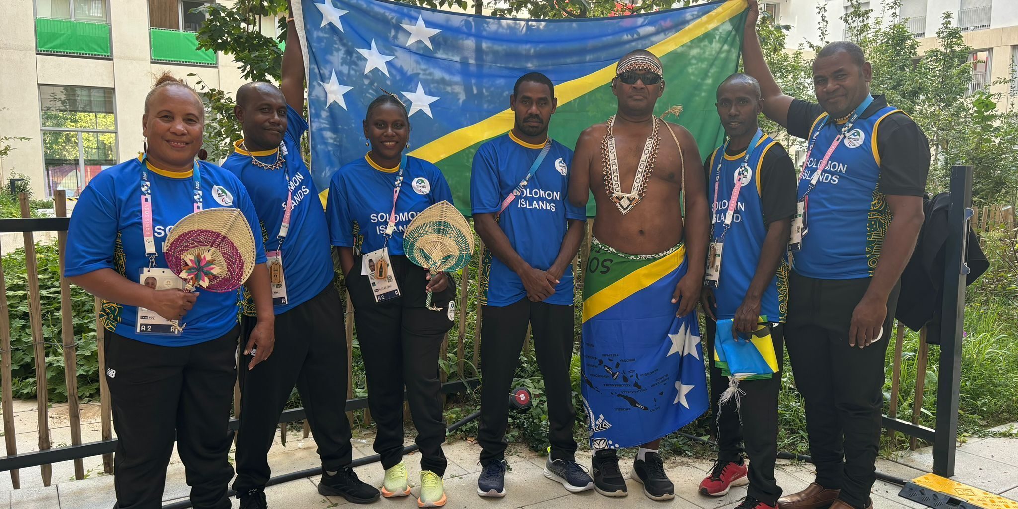 Members of the Para athletes and officials