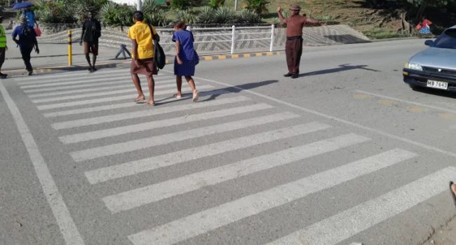 The student was killed while walking through the Zebra crossing