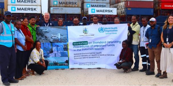 Workshop participants and facilitators of the Point of Entry (PoE) of Noro Sea Port