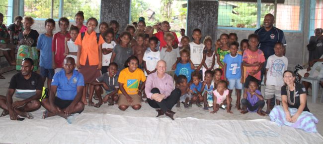 A group photo with the Bina group