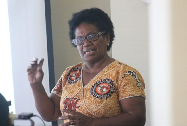 Acting Director of MHMS’s NCDs Division, Nevalyn Laesanau