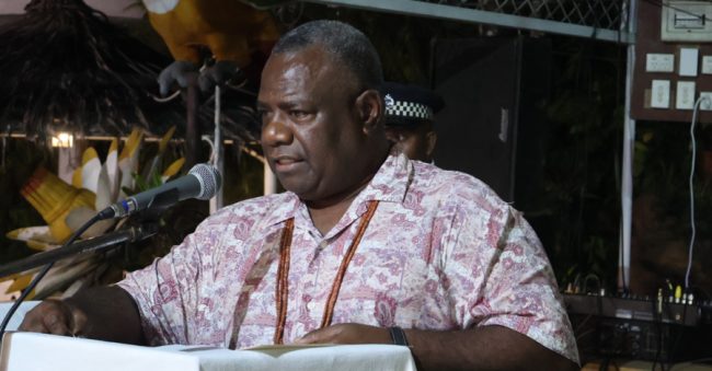 Acting Prime Minister Hon. Tovosia MP, JCPU fundraising guest of honour.