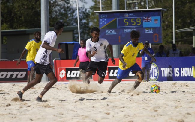 Action of the match. Photo OFC