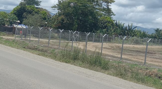 Fencing around airport