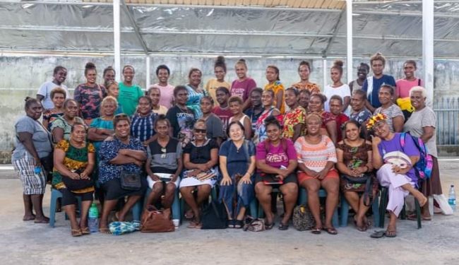Group photo of the Panatina Ward 12 Women’s Association