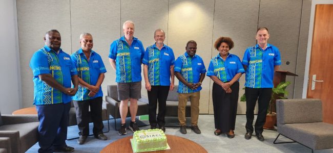 Officials at the celebration