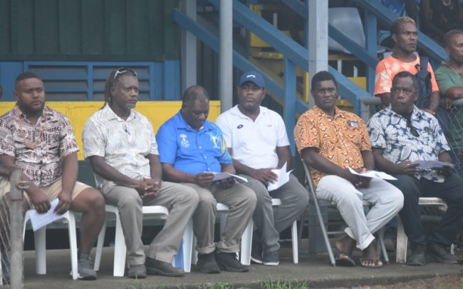 Officials present at the event.