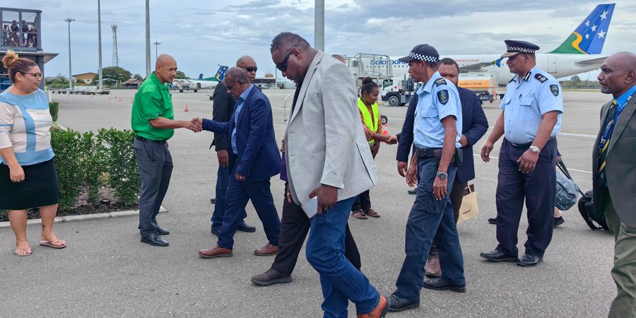 PM meets Cabinet Ministers upon his arrival on Wednesday