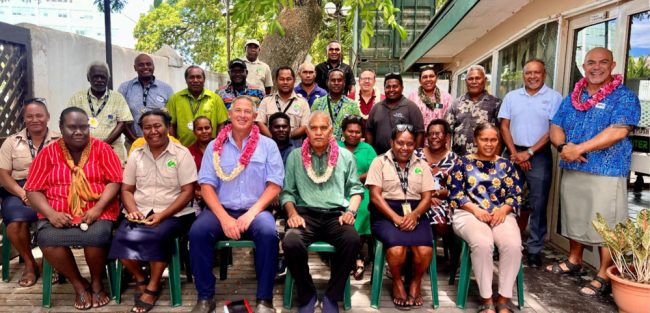 Participants at the training