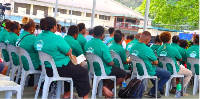 Participants seated at the event