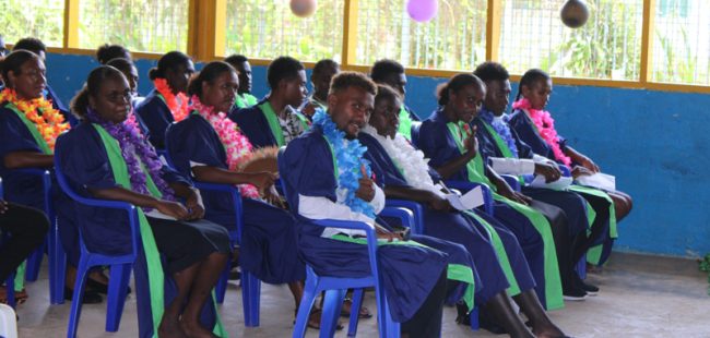 Some of the graduating students
