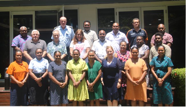 Trainers and participants of the WTO workshop