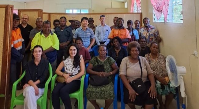 Visiting Team meet with stakehoders in Malaita