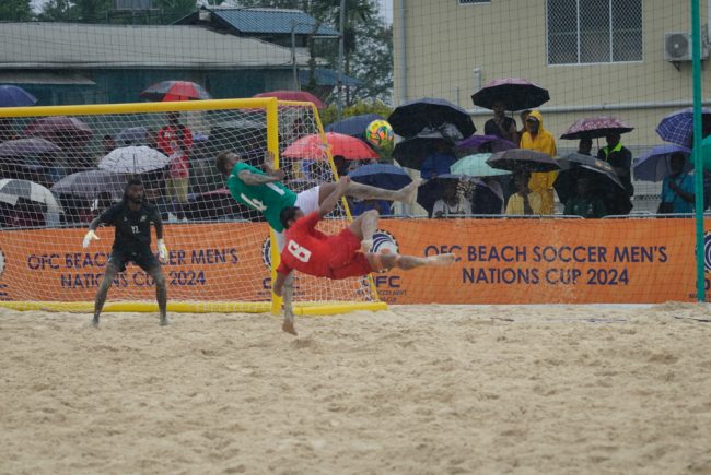 Action of the match. Photo OFC
