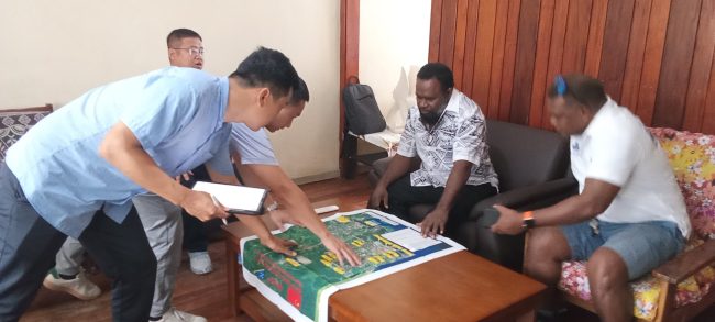 CCECC demonstrates the results of this year’s feasibility study.photo.solomon lofana