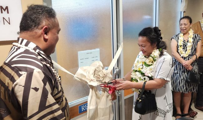 Cutting of the ribbon