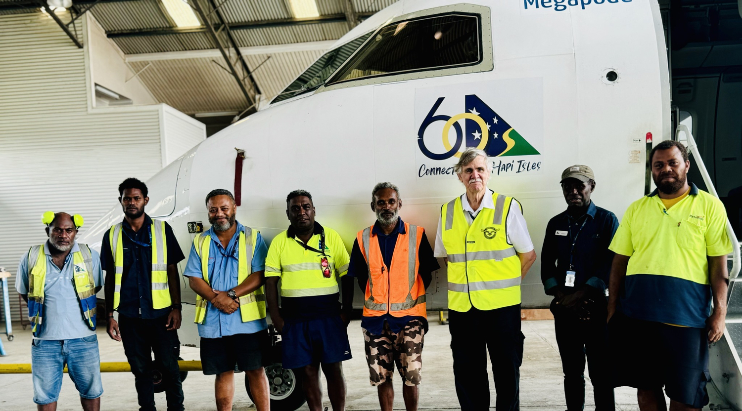Dash-8 training by Solomon Airlines engineers end
