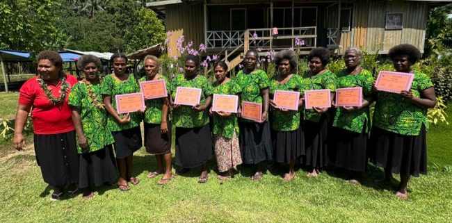 First group of women to graduate from Literacy and Numeracy Training through CBSP
