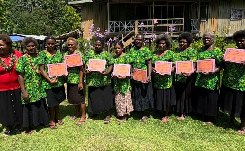 Women graduates from literacy, numeracy training